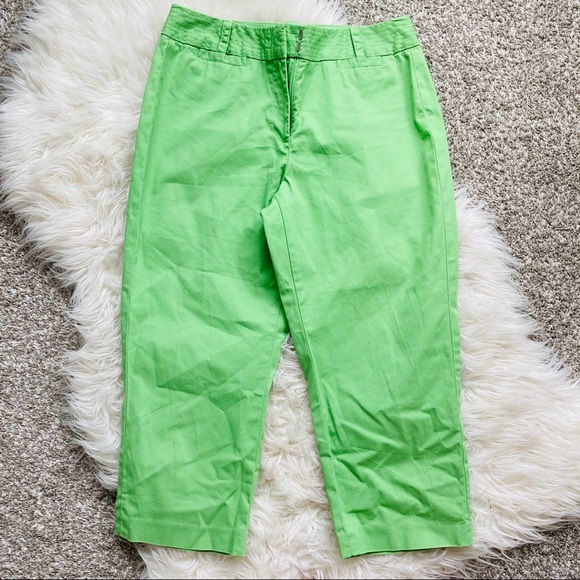 Talbots Pants - Talbots | Light Green Stretch Capris